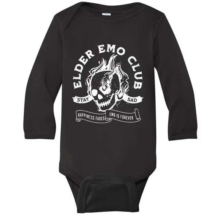 Elder Emo Club Apparel Baby Long Sleeve Bodysuit