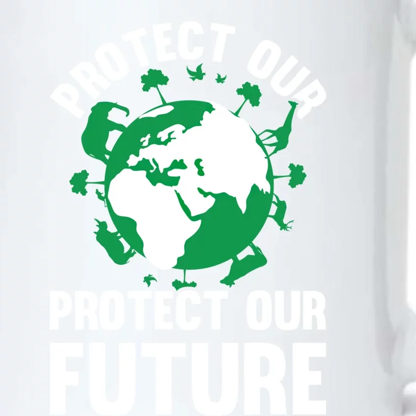 Environt Earth Day Protect Our Earth Protect Our Future Gift Black Color Changing Mug