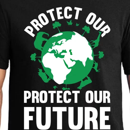 Environt Earth Day Protect Our Earth Protect Our Future Gift Pajama Set