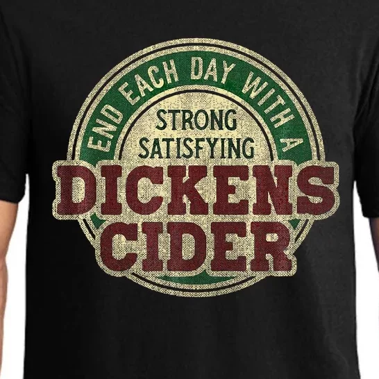 End Each Day With A Strong Satisfying Dickens Cider Pajama Set