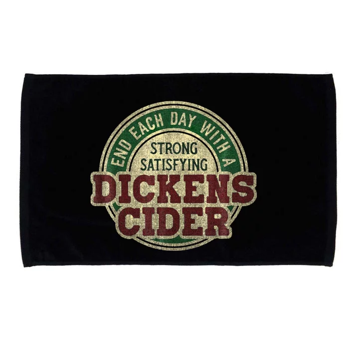 End Each Day With A Strong Satisfying Dickens Cider Microfiber Hand Towel