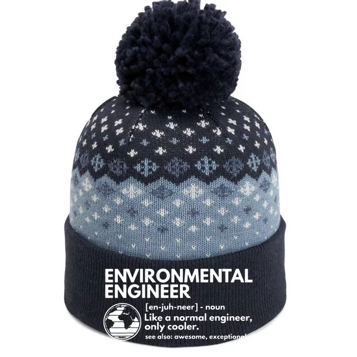 Environmental Engineer Definition Funny Engineering The Baniff Cuffed Pom Beanie