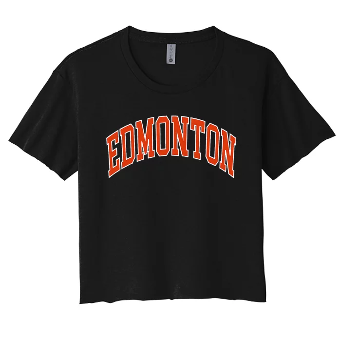 Edmonton Women's Crop Top Tee