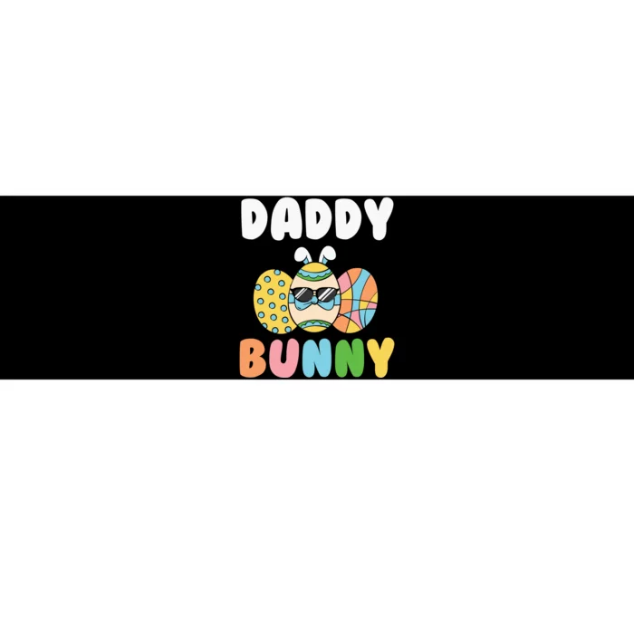 Easter Egg Daddy Bunny Matching Family Father's Day Easter Day Bumper Sticker