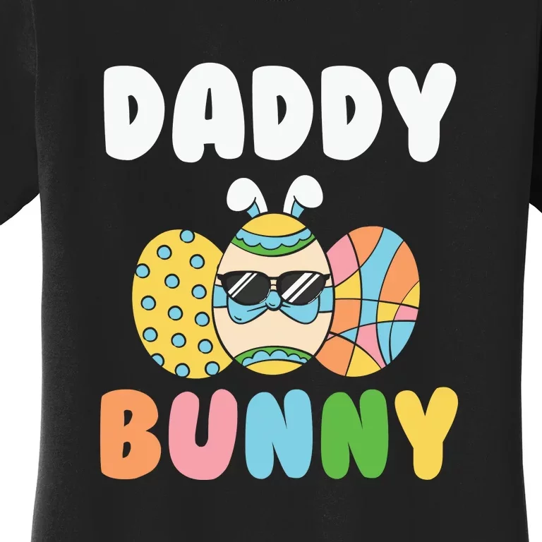 Easter Egg Daddy Bunny Matching Family Father's Day Easter Day Women's T-Shirt