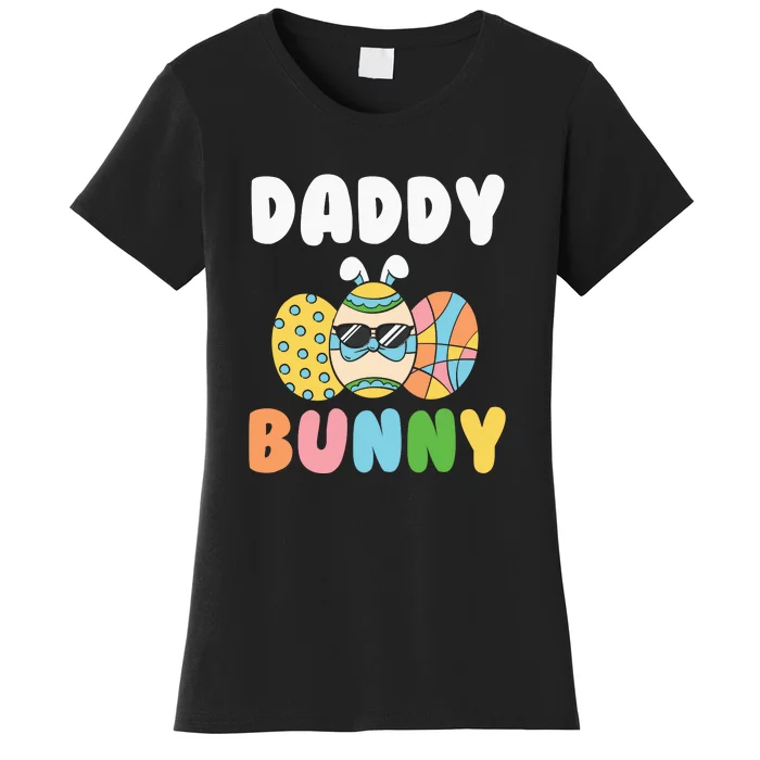 Easter Egg Daddy Bunny Matching Family Father's Day Easter Day Women's T-Shirt