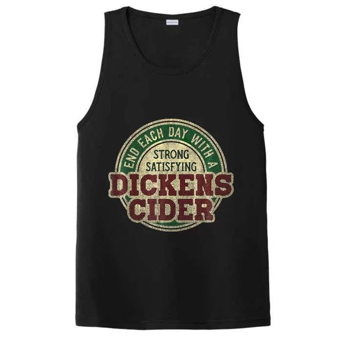 End Each Day With A Strong Satisfying Dickens Cider Performance Tank