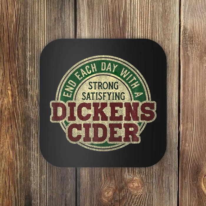 End Each Day With A Strong Satisfying Dickens Cider Coaster