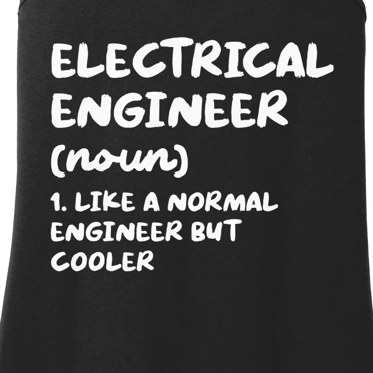 Electrical Engineer Definition Funny Engineering Ladies Essential Tank