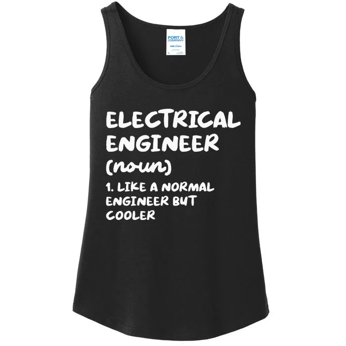 Electrical Engineer Definition Funny Engineering Ladies Essential Tank