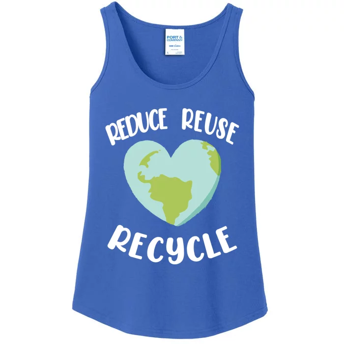 Environt Earth Day Gift Reduce Reuse Recycle Cute Gift Ladies Essential Tank