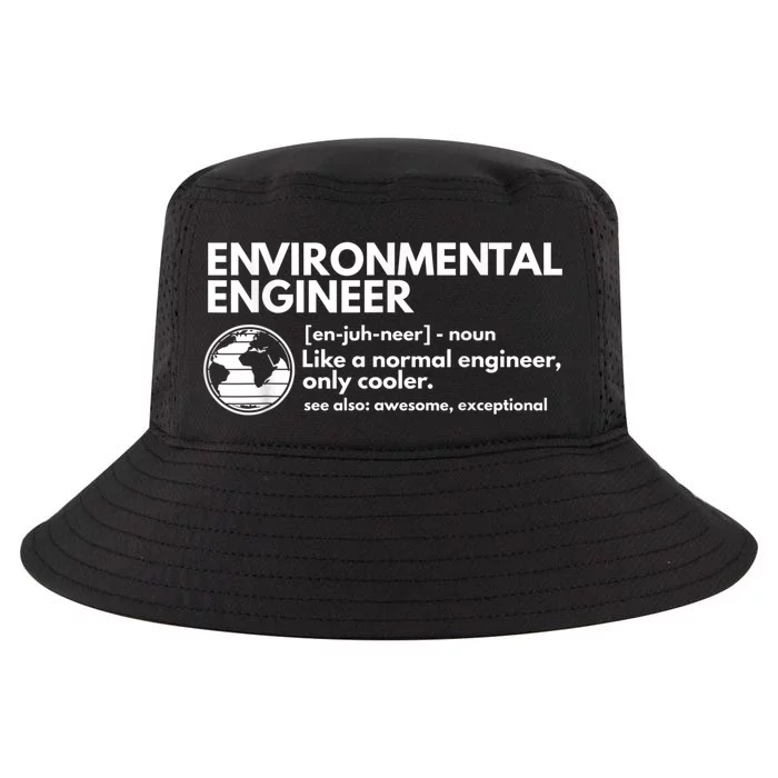 Environmental Engineer Definition Funny Engineering Cool Comfort Performance Bucket Hat