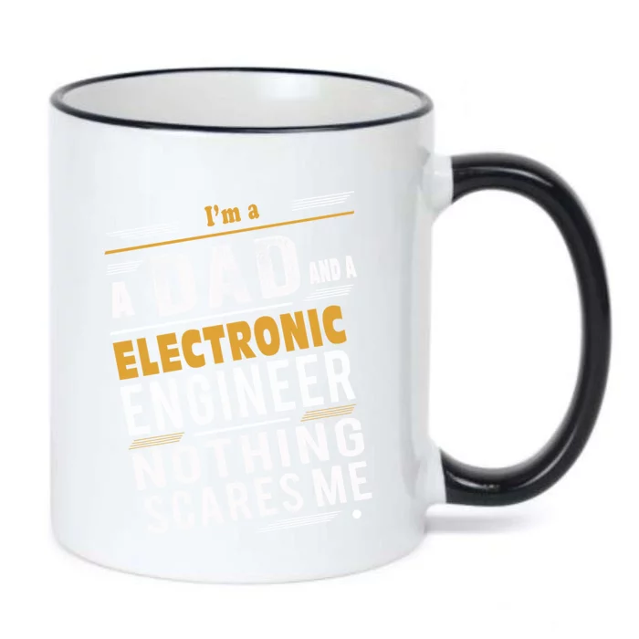 Electronic Engineer Dad Gift Black Color Changing Mug