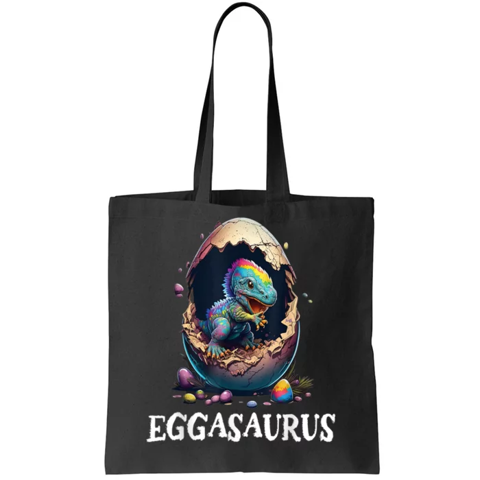 Eggasaurus Easter Dinosaur Egg Cute Tote Bag