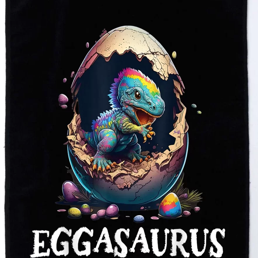 Eggasaurus Easter Dinosaur Egg Cute Platinum Collection Golf Towel