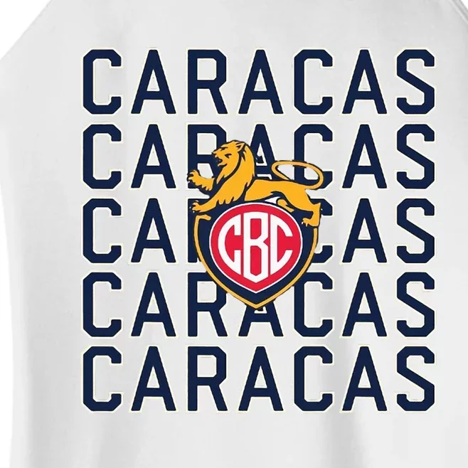 El Emblema De Los Leones Del Caracas Orgullo Caraquista Women’s Perfect Tri Rocker Tank