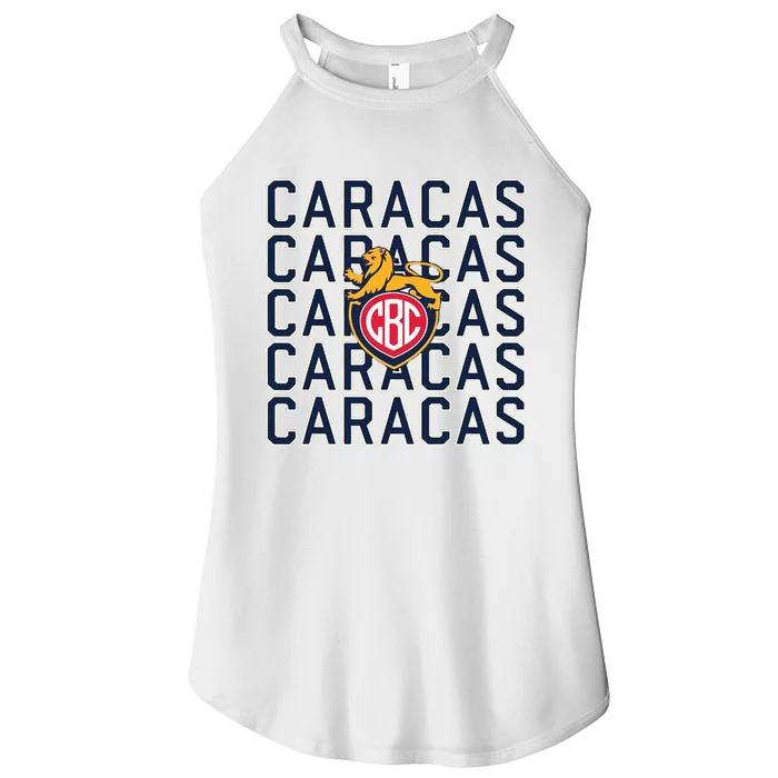 El Emblema De Los Leones Del Caracas Orgullo Caraquista Women’s Perfect Tri Rocker Tank