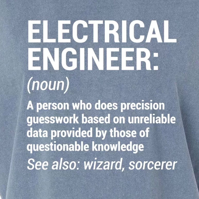 Electrical Engineer Definition Tshirt Funny Engineering Tee Garment-Dyed Women's Muscle Tee