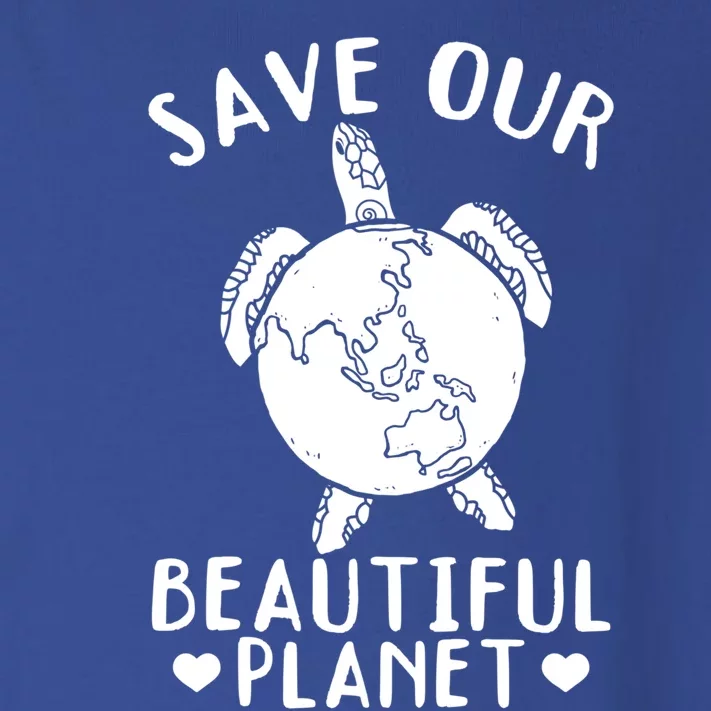 Environt Earth Day Turtles Save Our Beautiful Planet Cool Gift Toddler Long Sleeve Shirt