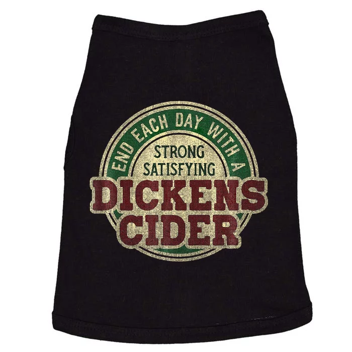 End Each Day With A Strong Satisfying Dickens Cider Doggie Tank