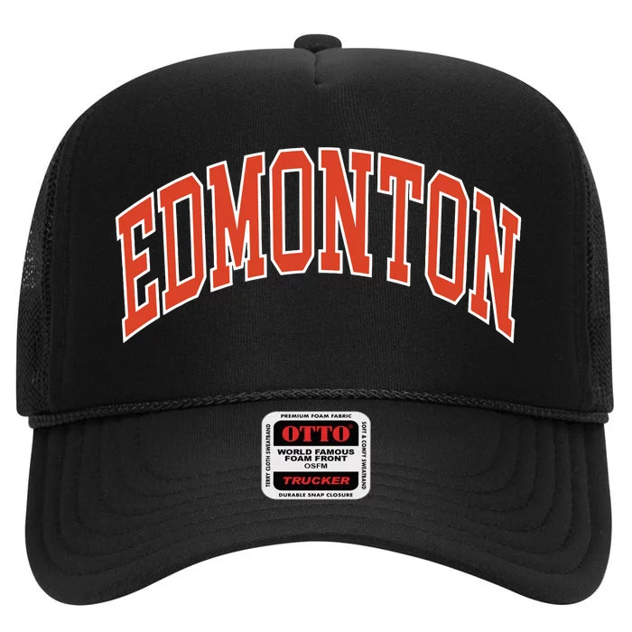 Edmonton High Crown Mesh Trucker Hat