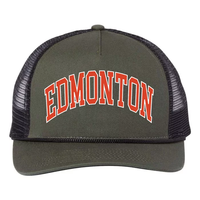 Edmonton Retro Rope Trucker Hat Cap