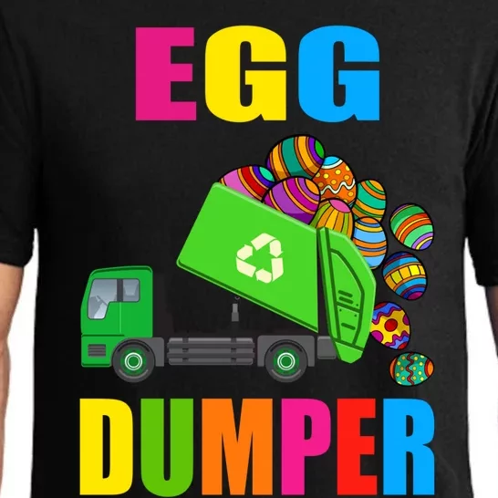 Easter Egg Dumper Garbage Truck Easter Gift Pajama Set