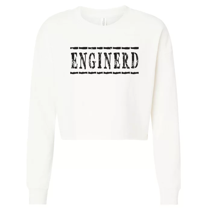 Enginerd Engineers Engineering Men Women Cropped Pullover Crew