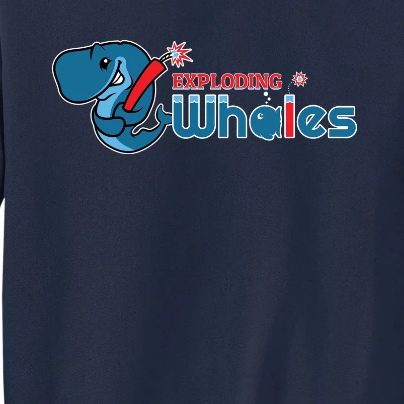 Eugene Emeralds Exploding Whales Tall Sweatshirt