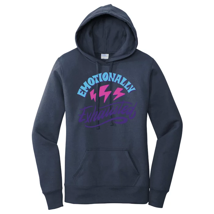 Emotionally Exhausted Women's Pullover Hoodie