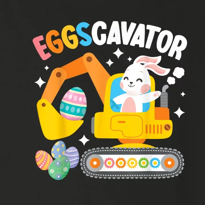 Eggscavator Easter Egg Hunt Construction Truck Toddler Long Sleeve Shirt