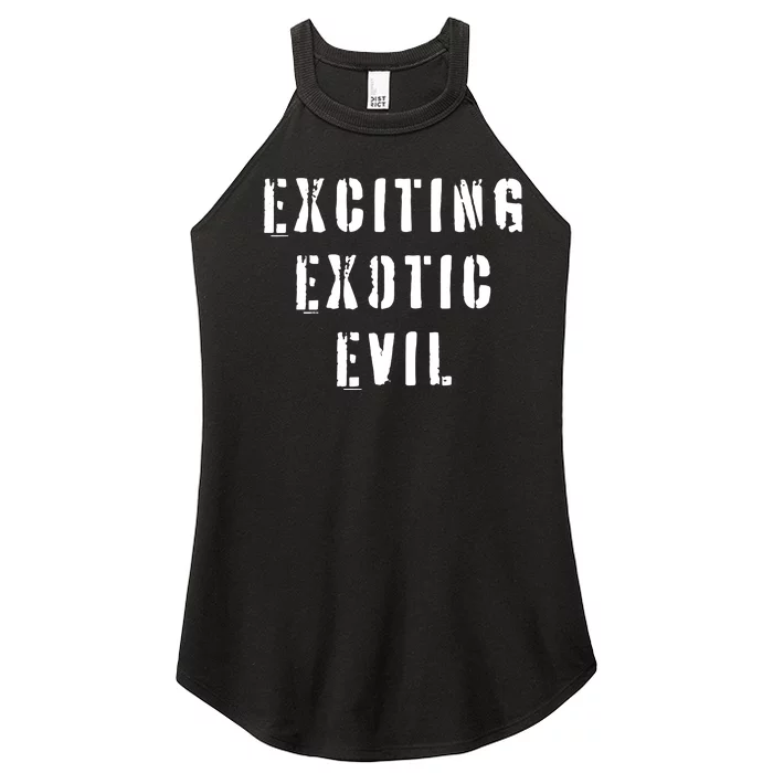 Exciting Exotic Evil Women’s Perfect Tri Rocker Tank