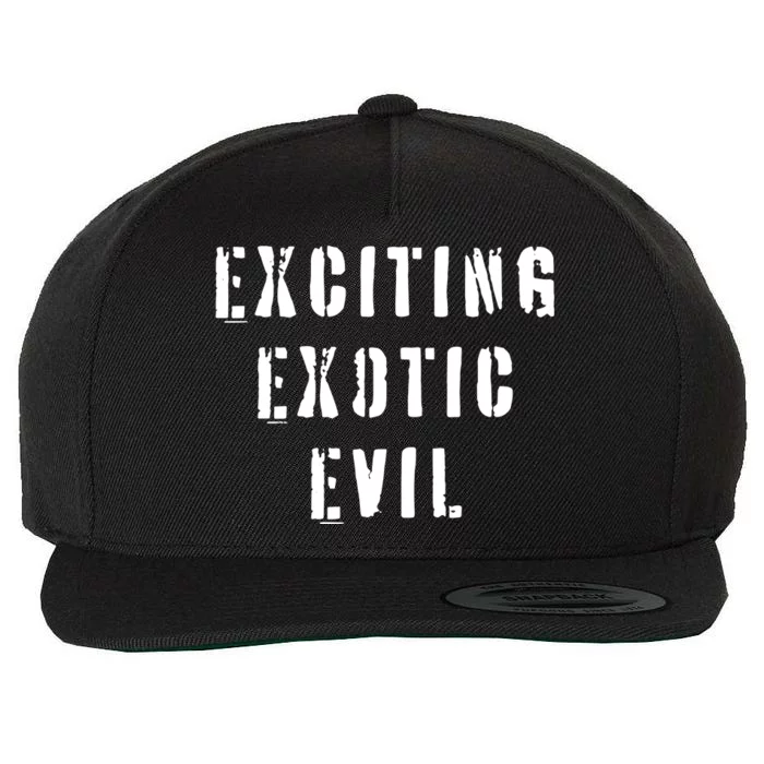 Exciting Exotic Evil Wool Snapback Cap