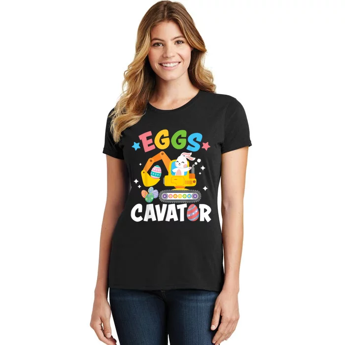 Eggscavator Easter Egg Hunt Construction Truck Women's T-Shirt