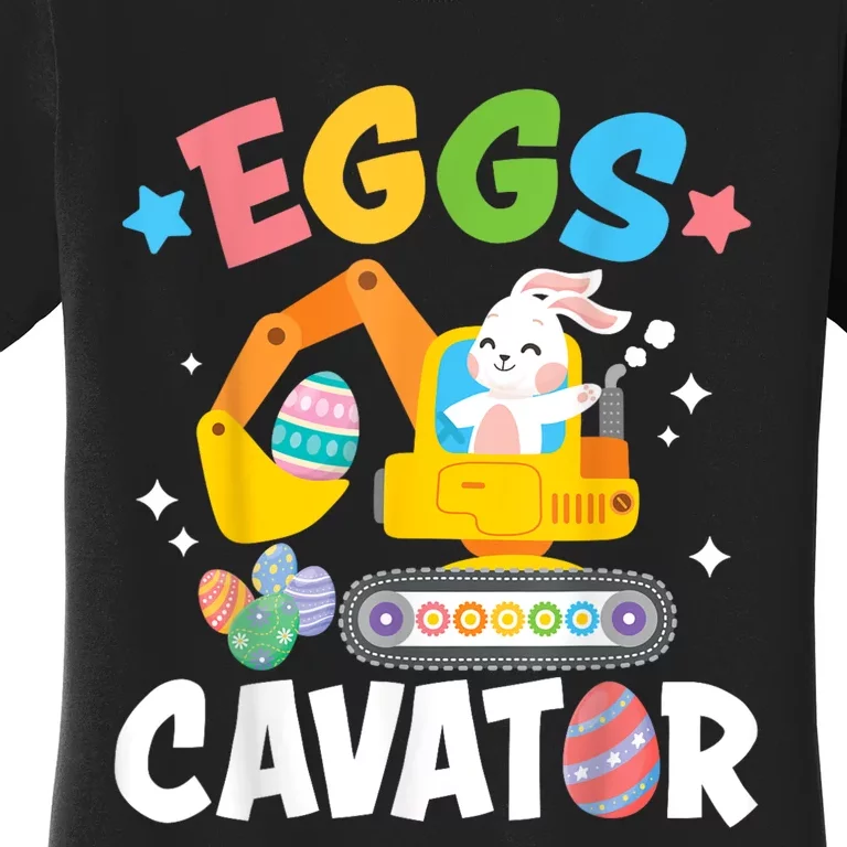 Eggscavator Easter Egg Hunt Construction Truck Women's T-Shirt