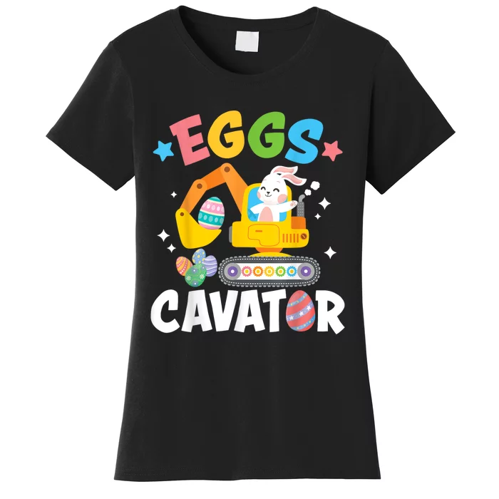 Eggscavator Easter Egg Hunt Construction Truck Women's T-Shirt