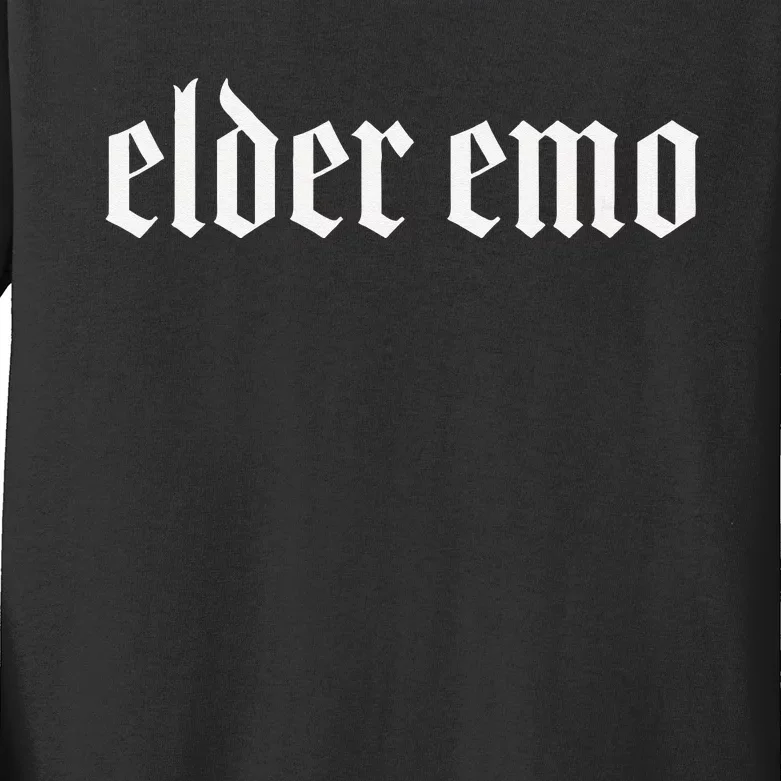 Elder Emo Kids Long Sleeve Shirt