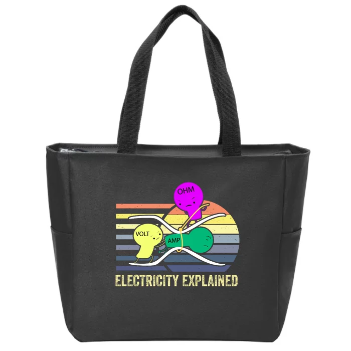 Electricity Explained Zip Tote Bag