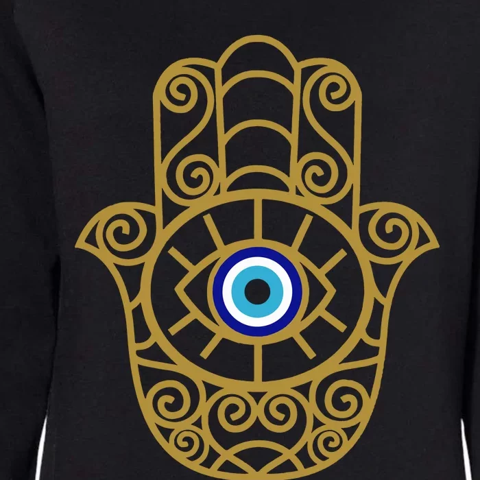 Evil Eye Womens California Wash Sweatshirt