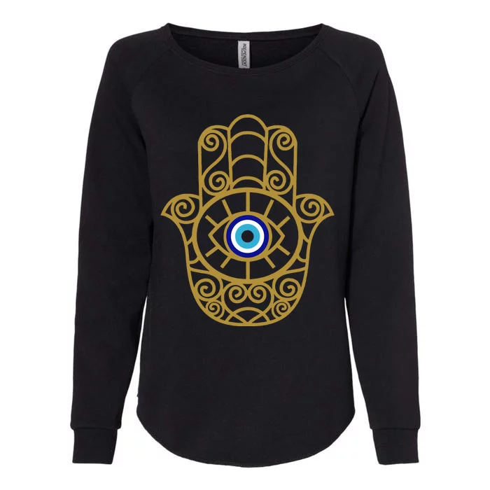 Evil Eye Womens California Wash Sweatshirt