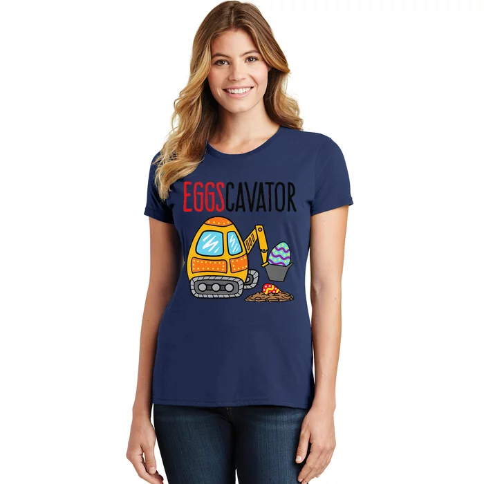 Eggscavator Easter Egg Hunt Excavator Women's T-Shirt