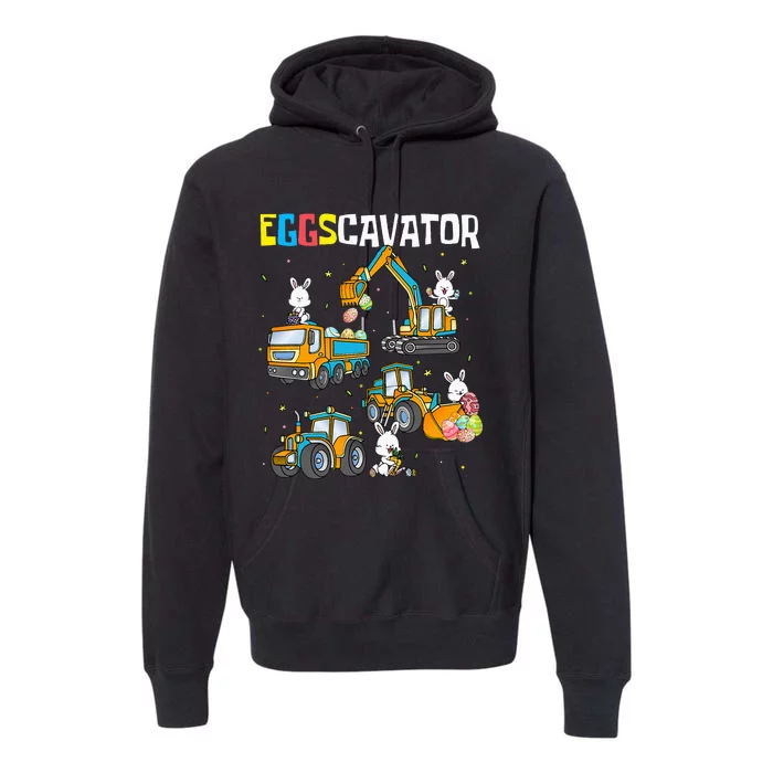 Eggscavator Easter Premium Hoodie