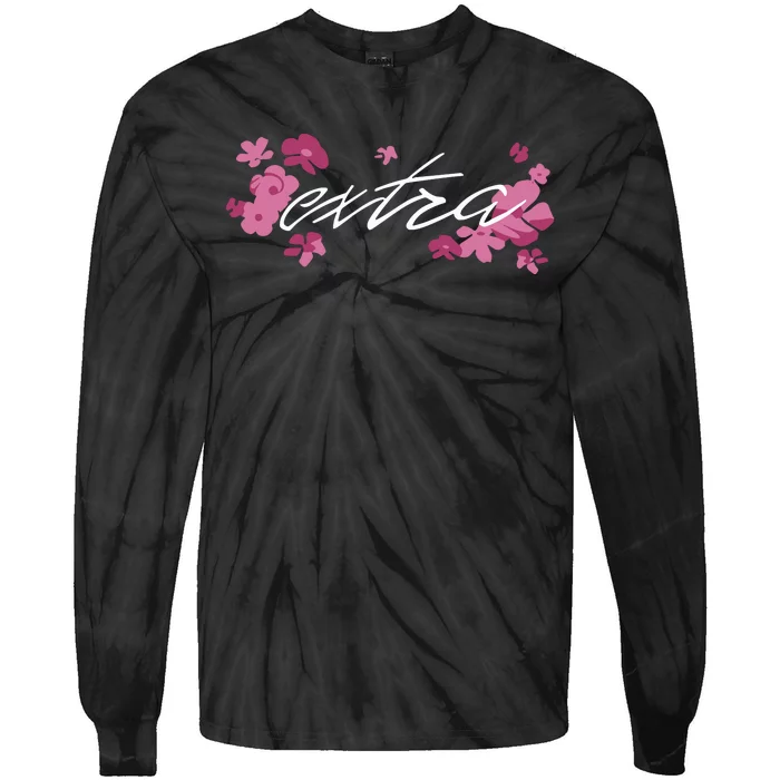 Extra Emily Extra Floral Tie-Dye Long Sleeve Shirt