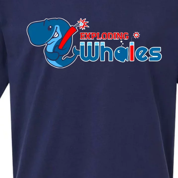 Eugene Emeralds Exploding Whales Sueded Cloud Jersey T-Shirt