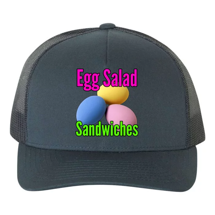 Easter Eggs Egg Salad Sandwiches Moms Funny Easter Cooking Cute Gift Yupoong Adult 5-Panel Trucker Hat