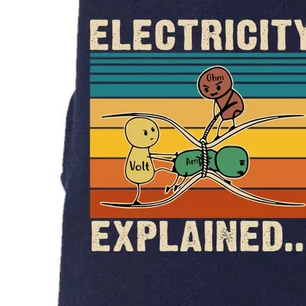 Electricity Explained Doggie 3-End Fleece Hoodie