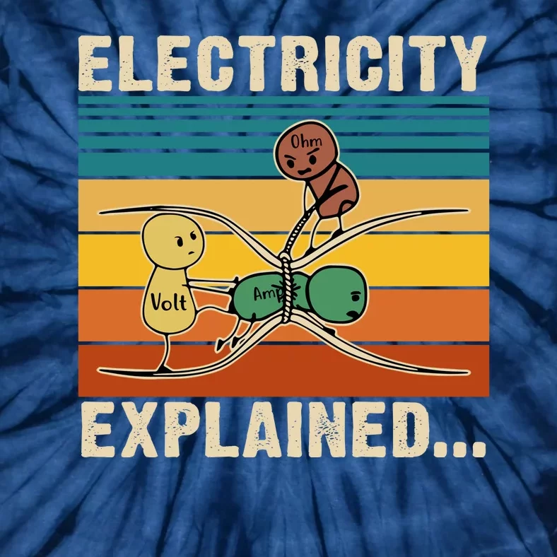 Electricity Explained Tie-Dye T-Shirt