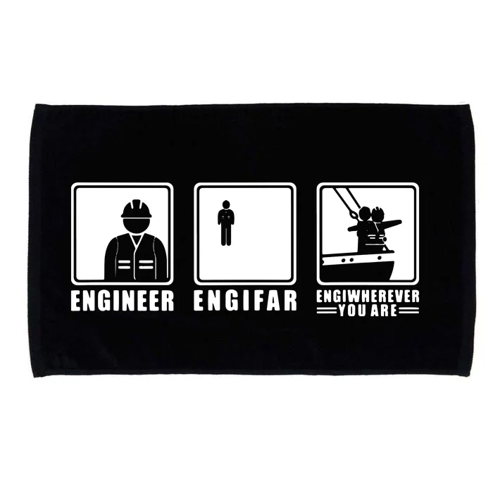 Engineer Engifar Engineering Funny Engineer Microfiber Hand Towel