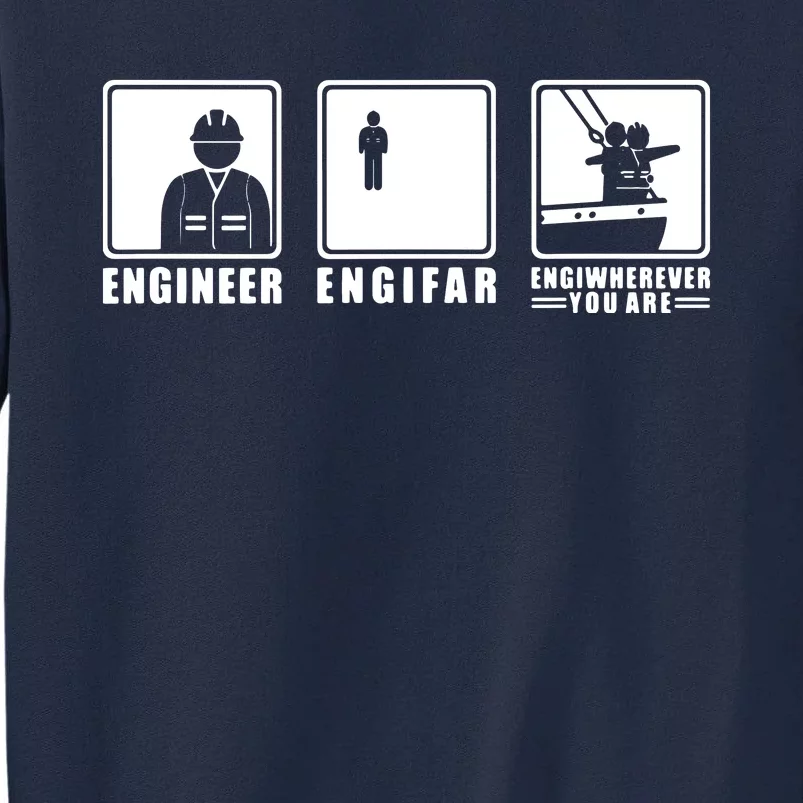 Engineer Engifar Engineering Funny Engineer Tall Sweatshirt