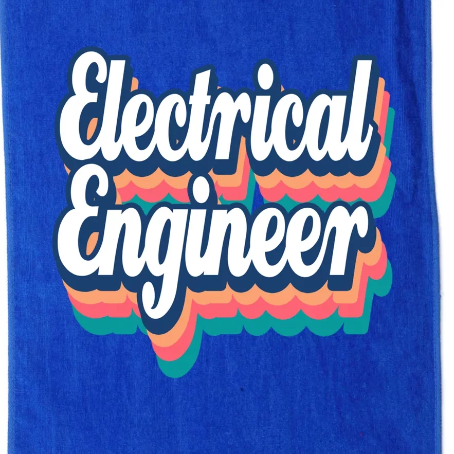 Electrical Engineer Engineering Major Retro Cool Gift Platinum Collection Golf Towel